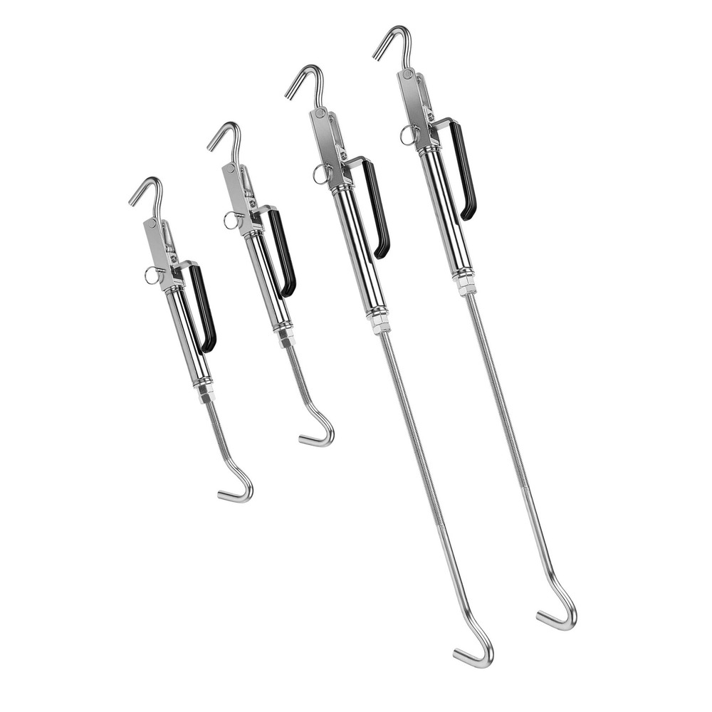Zexhax Heavy Duty Truck Camper Tie Downs Turnbuckles Qwik-Load System NEW